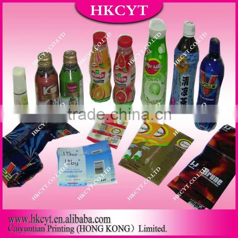 Custom Printed PVC Shrink Label Bags