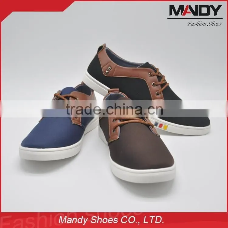 Hot selling alibaba cheap price comfortable lace up fabric men shoes