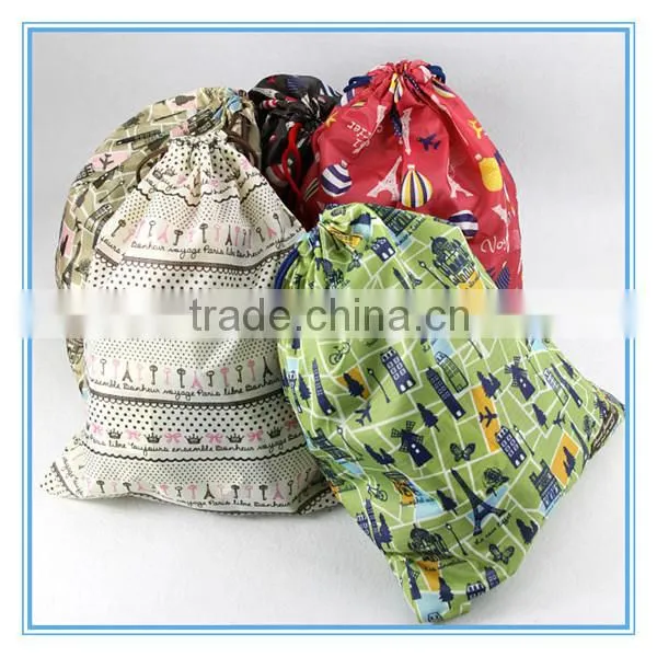Wholesale cheap custom nylon drawstring bag