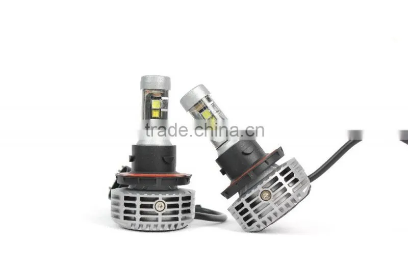 Newest G6 h13 led headlight fanless car led headlight h13 all in one led headlights