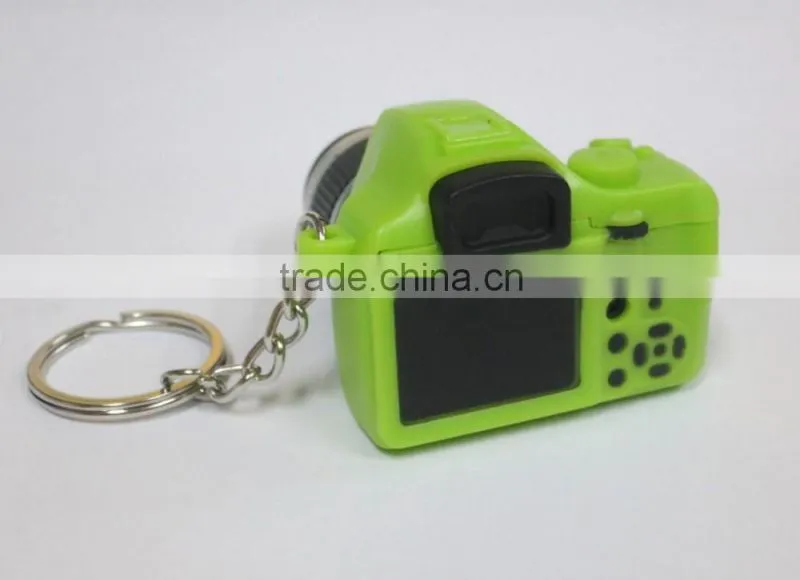 Fancy&Fantasy Creative camera Led keychains With sound LED Flashlight Key chain Fancy toy Key Ring Amazing gift Keychain