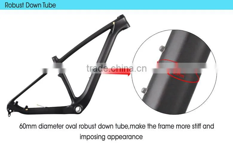 Internal Cable Routing Mountian Bicycle Frame 29er mtb carbon frame 29er
