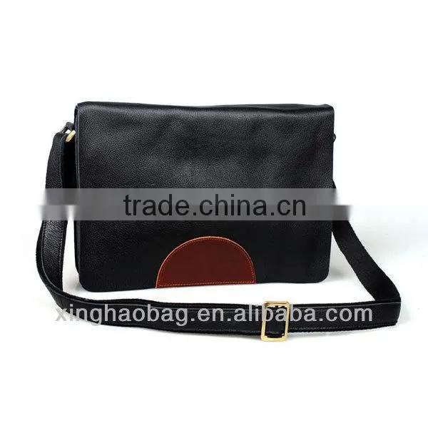 Fashionable leather single-shoulder bag