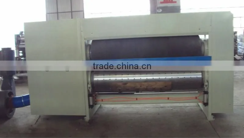 high speed flexo printing & slotting & rotary die cutting machine