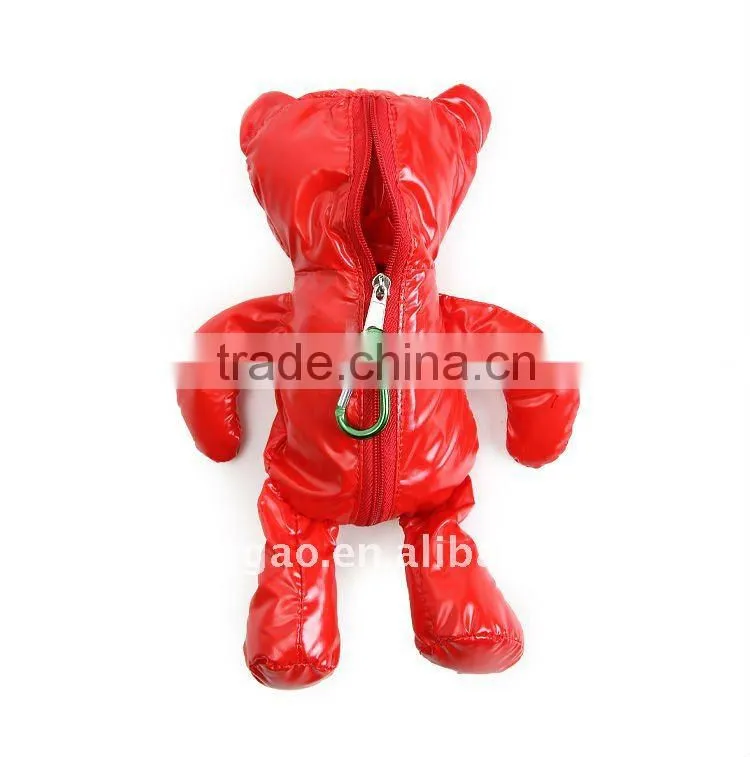 fashion bear foldable shopping bag ,made of polyester pongee