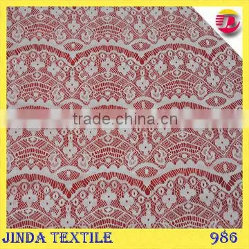 Cheap good quality special shape bulk lace fabric for garment