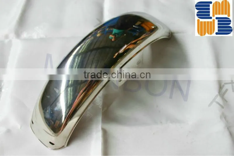 Auto rickshaw passenger tricycle high quality spare parts front fender stainless,mudguard