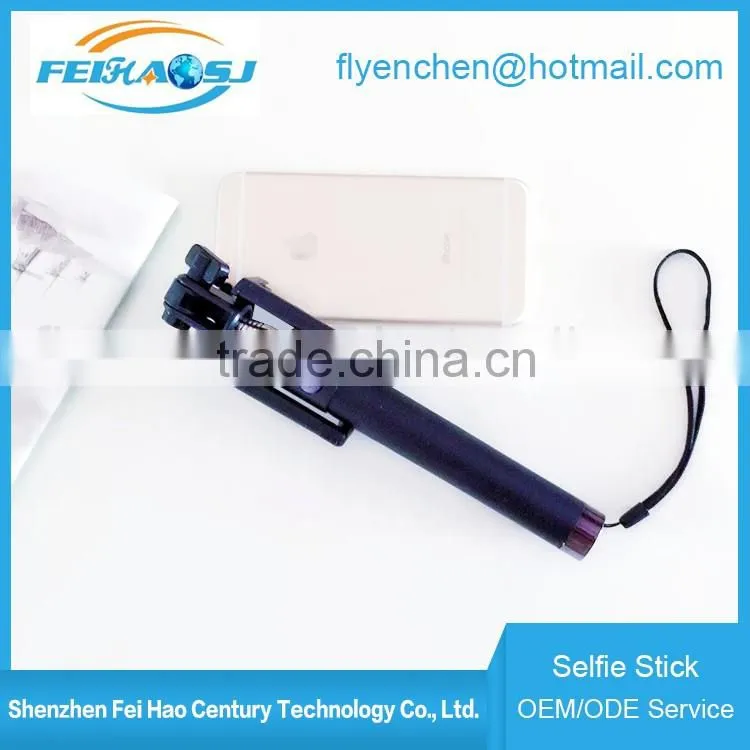 Smartphone selfie stick Wireless Bluetooth selfie stick 2016 monopod selfie stick colorful for phone