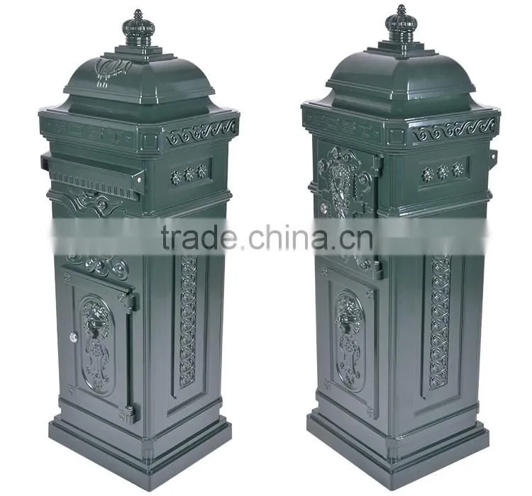 Lion Decorative Cast Aluminiun Big Mailbox From Chengfeng