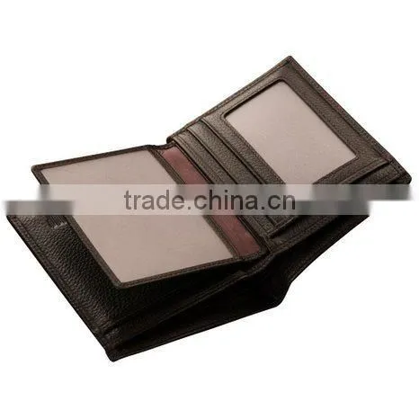 High Quality Factory Men's Genuine Leather Driver's License Wallet