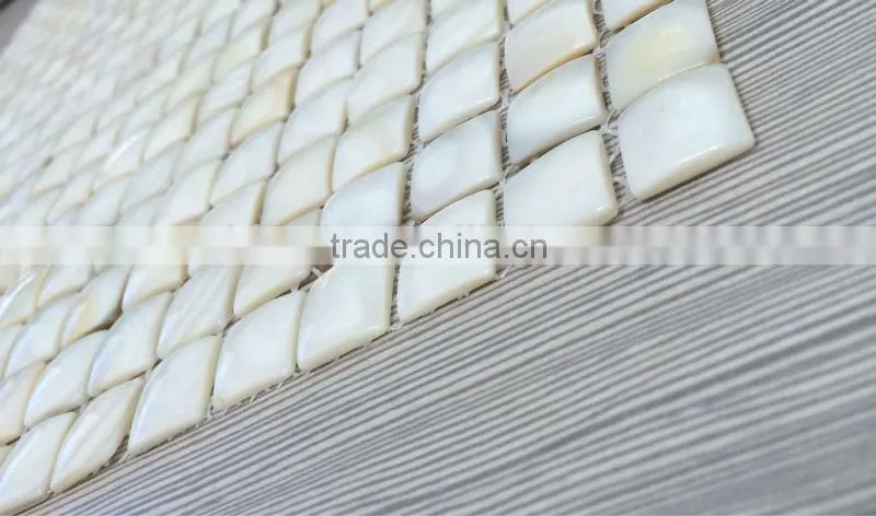 12"x12" white mother of pearl shell Mosaic