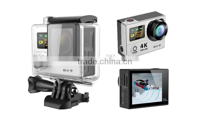 Dual screen WiFi 4K 15fps ultra HD 1080p sport camera