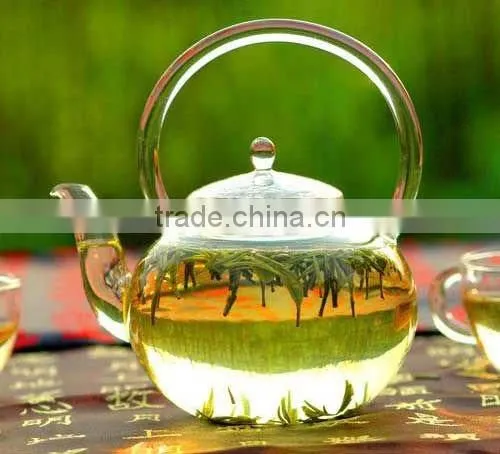 clear heat-resistant tea glass pot with filter