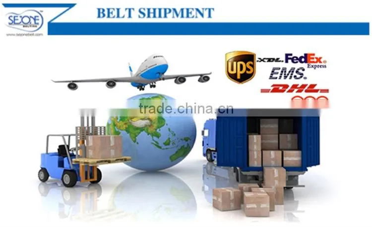oil resistant rubber transmission belt texturing machine belt
