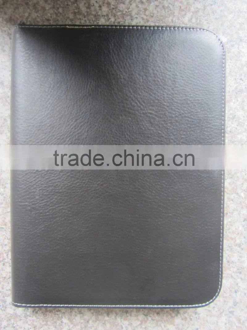 High quality office A4 size leather PU file folder