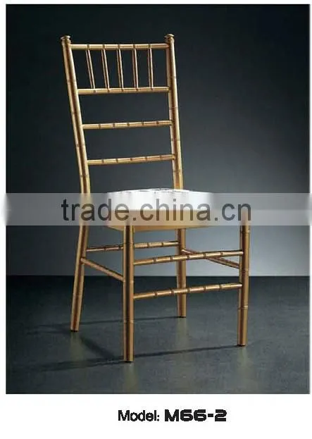 simple classical hotel dining chair metal base frame SH 17