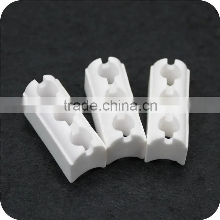 high heat resistance insulating 95% alumina ceramic 1-8 holes ceramic band heating insulators