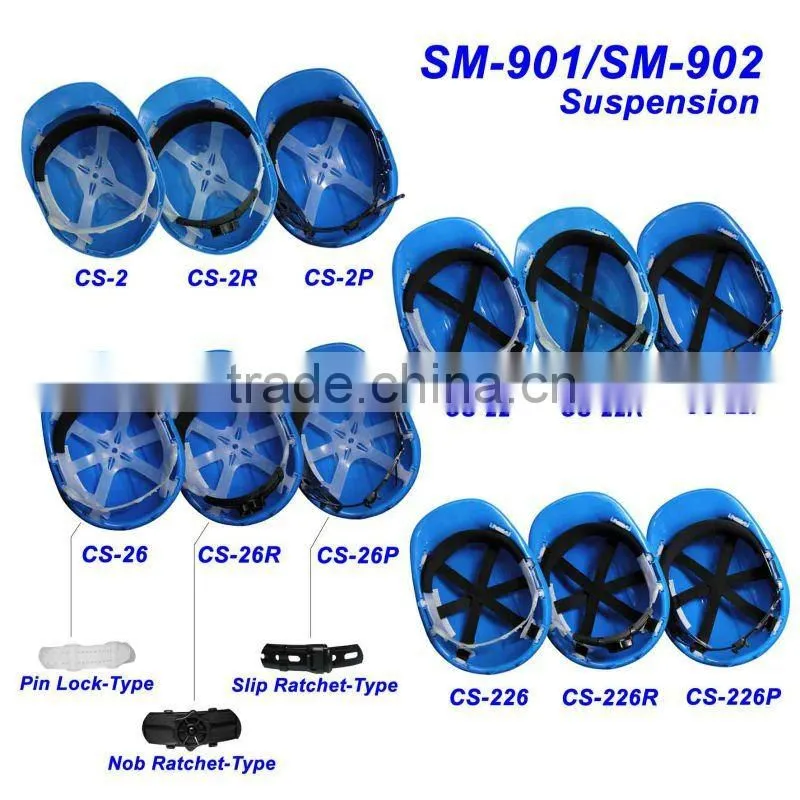 FULL SAFETY HELMET SET SM-967 HELMET+ SAFETY EARMUFF+MESH VISOR WITH CE AND ANSI STANDARD
