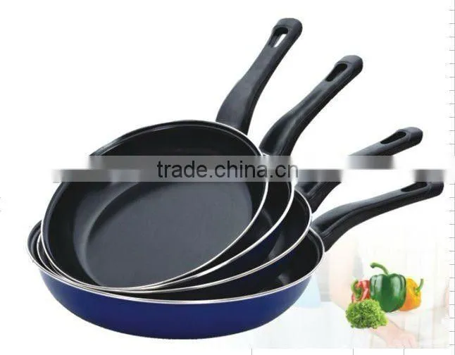non stick carbon steel frying pan set 22/24/26/228cm