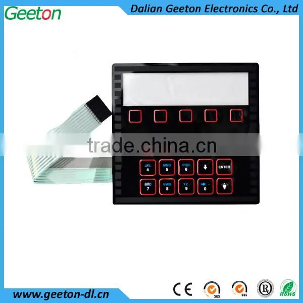 Custom Waterproof LED Membrane Switch With Flexible Circuit