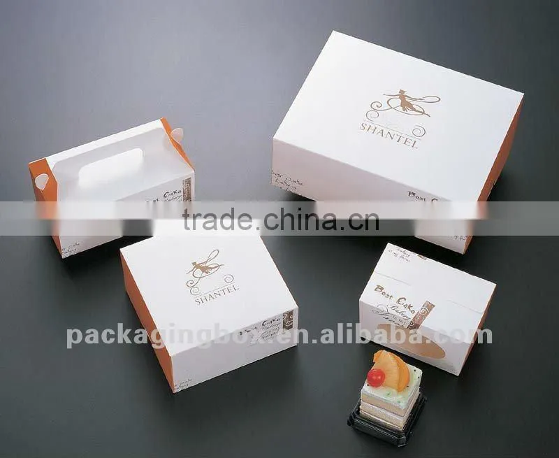 Hot sale food grade paper cake box