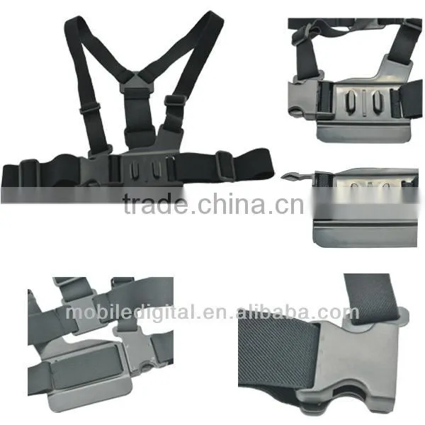 hot selling head strap mount harness for gopro support