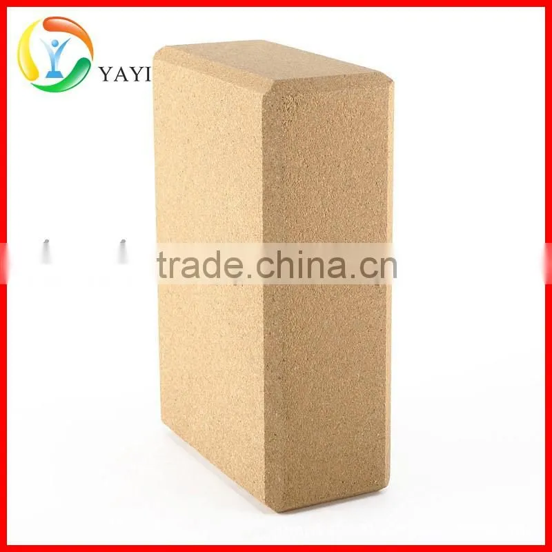 Yoga Pilates Non Slip Natural Cork Yoga Block