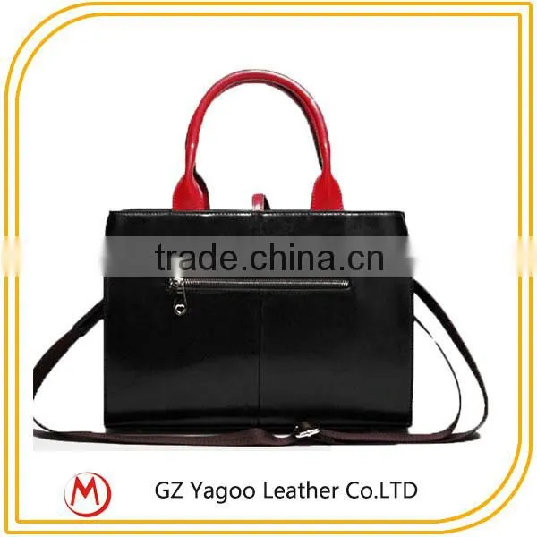fashion high quality big simple smooth black felt tote bag supplier