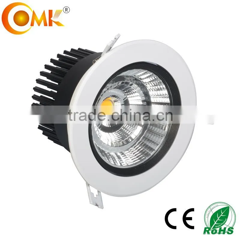 Adjustable pure aluminum 30w down light with 220v store and superstore lighting
