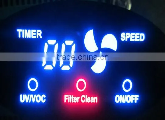 custom 2 digit seven segment led digital broad of eletric fan