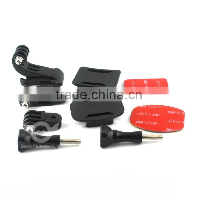 2016 New Wholesale Go Pro Helmet Side Mount kit for Gopro Hero 4 3 3+ GP19