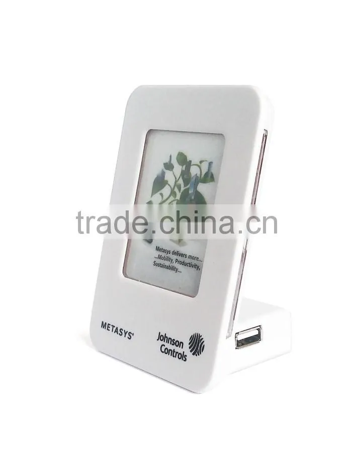 4 port usb hub with photo frame