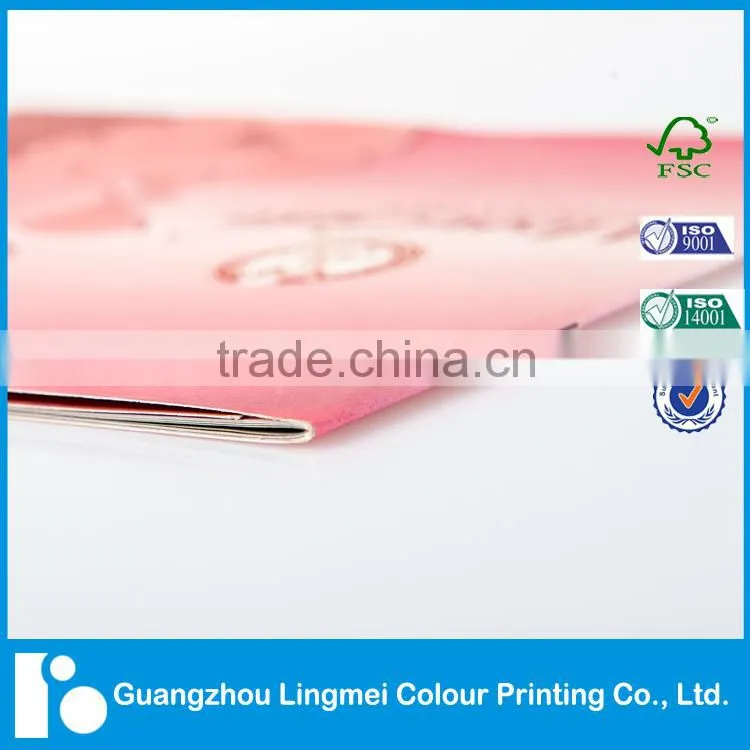 High Quality Cusomized Full Color Brochure Professional China Printing