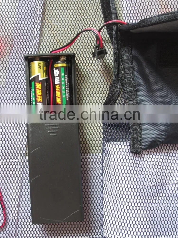 hot sale the most popular flashing Led safety vest with 16 light mesh fabric