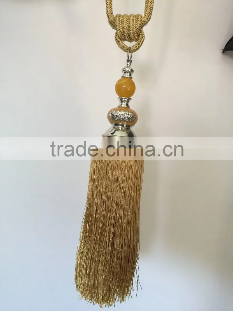 curtain fashion decorative cord tieback tassel