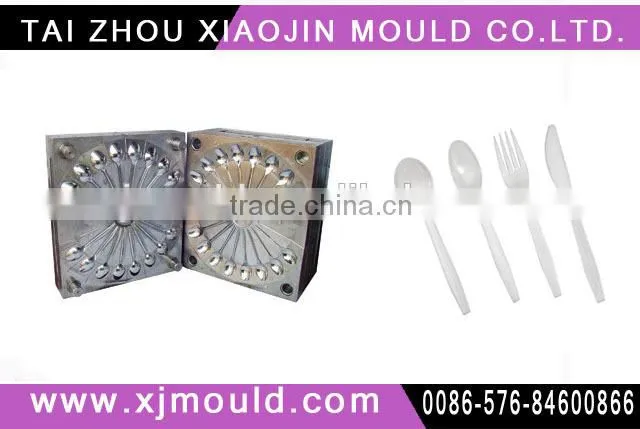 plastic knife fork and spoon injection mould