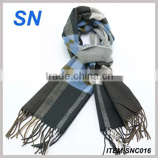 Classy acrylic material imitated cashmere scarf