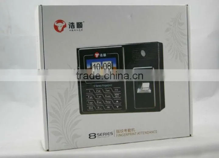 HYSOON V8U LCD Screen Fingerprint Attendance Machine
