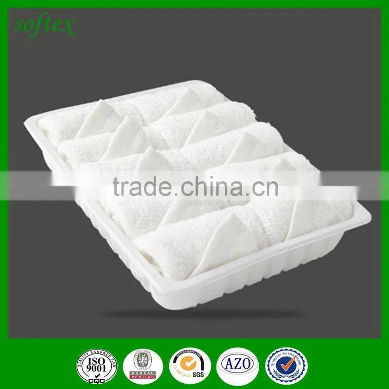 80% polyester +20% polyamide cotton disposable towel for airline use