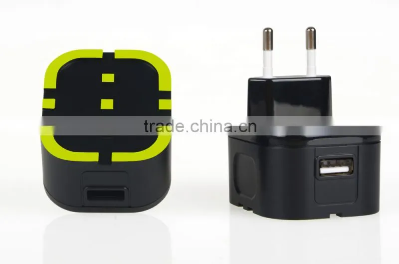 CE ROHS certified universal wall charger with EU plug 2.1A