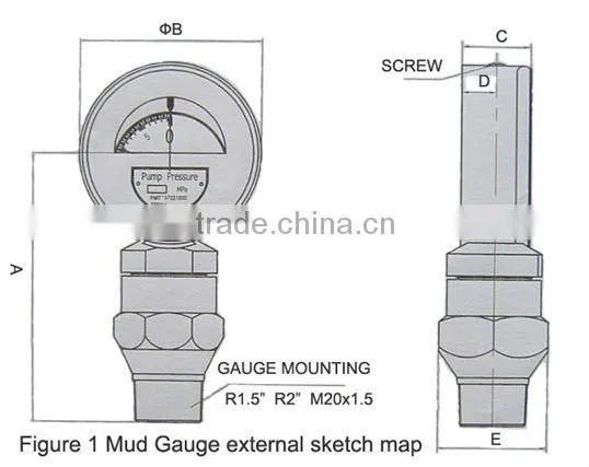 Type F Mud Pump Gauge