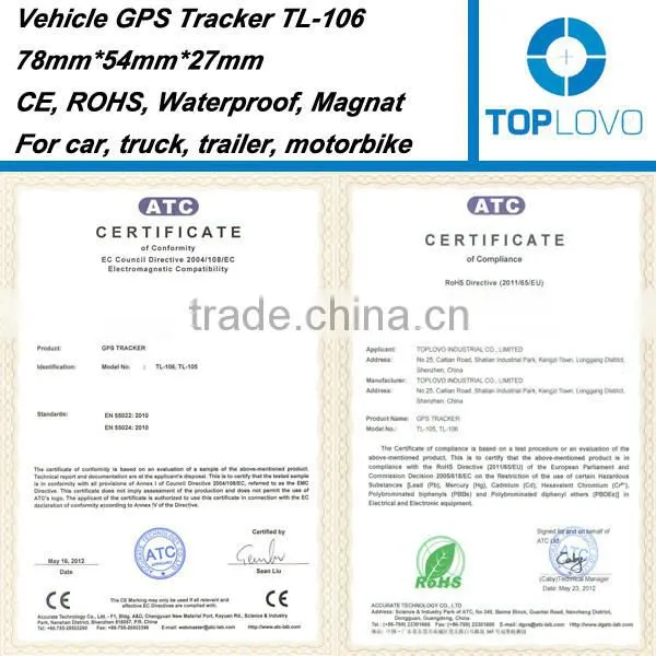 Factory waterproof car gps tracker, cheap bicycle gps tracker for bicycle/motor/car, cheap gps tracker TL-106