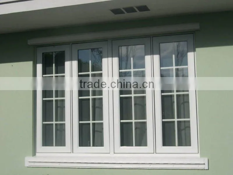 window grill design, high quality pvc casement window with grilles