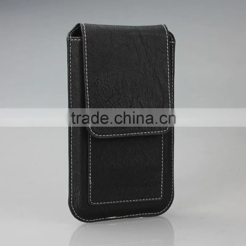 Business style cell phone pouch with card slot for man