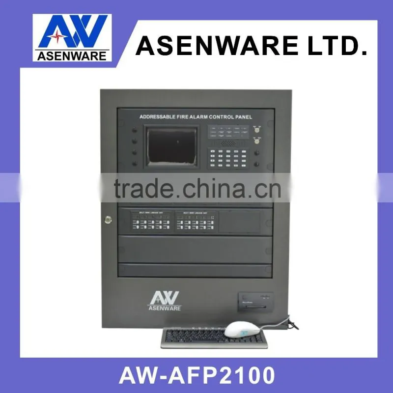 Fire alarm addressable control panel for access control system
