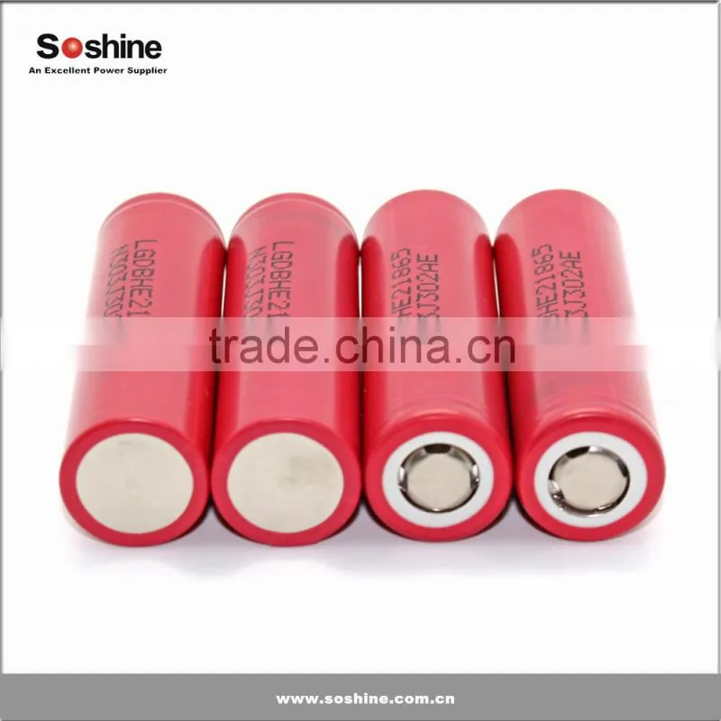 high quality LG HE2 18650 2500mah battery, perfect for electronic cigarettes