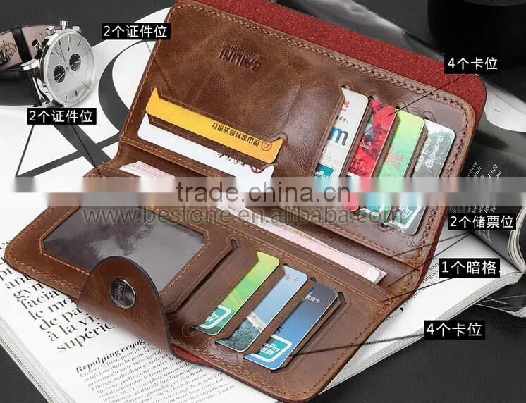European Style Retro Gift Men Purse Wallet