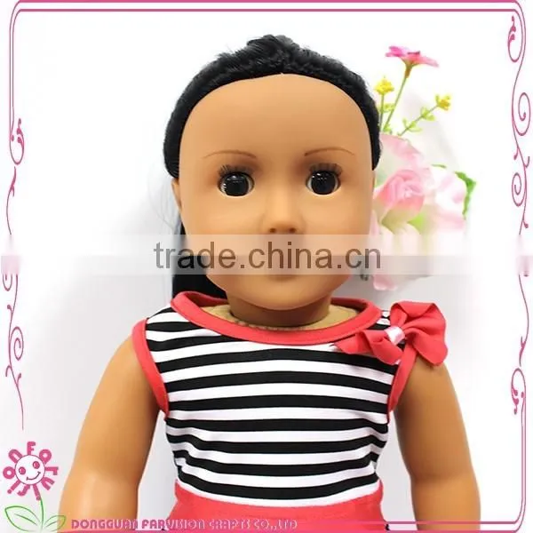 Simple doll dress clothes 100% cotton ONSALE striped outfit for 18 inch dolls