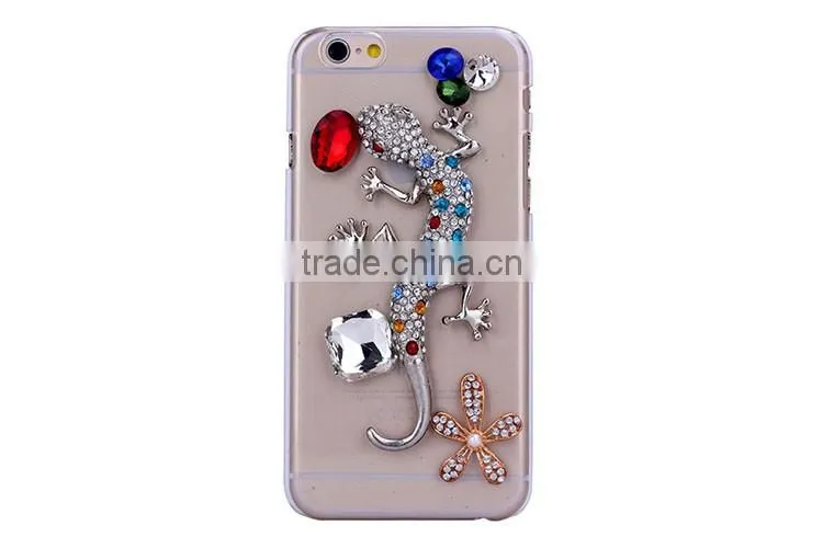 China manufacturer OEM ODM phone case for iphone 6 dimond frameplastic back cover case for