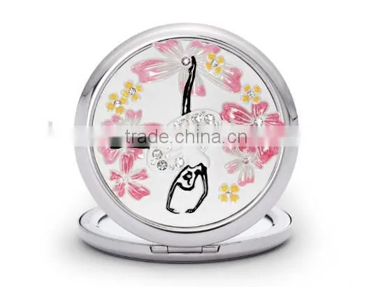 Dreamgirls Personalized Dancing Girl Flexible Pocket Mirror Metal pocket mirror